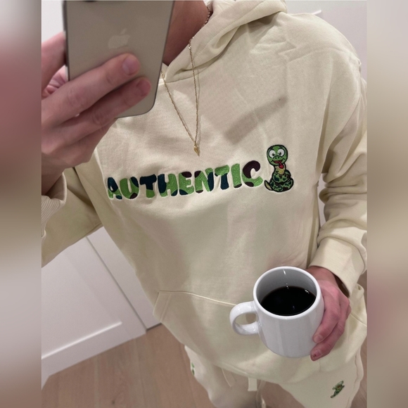 AUTHENTIC ANACONDA HOODIE CREAM NWT SIZE M - Picture 9 of 9